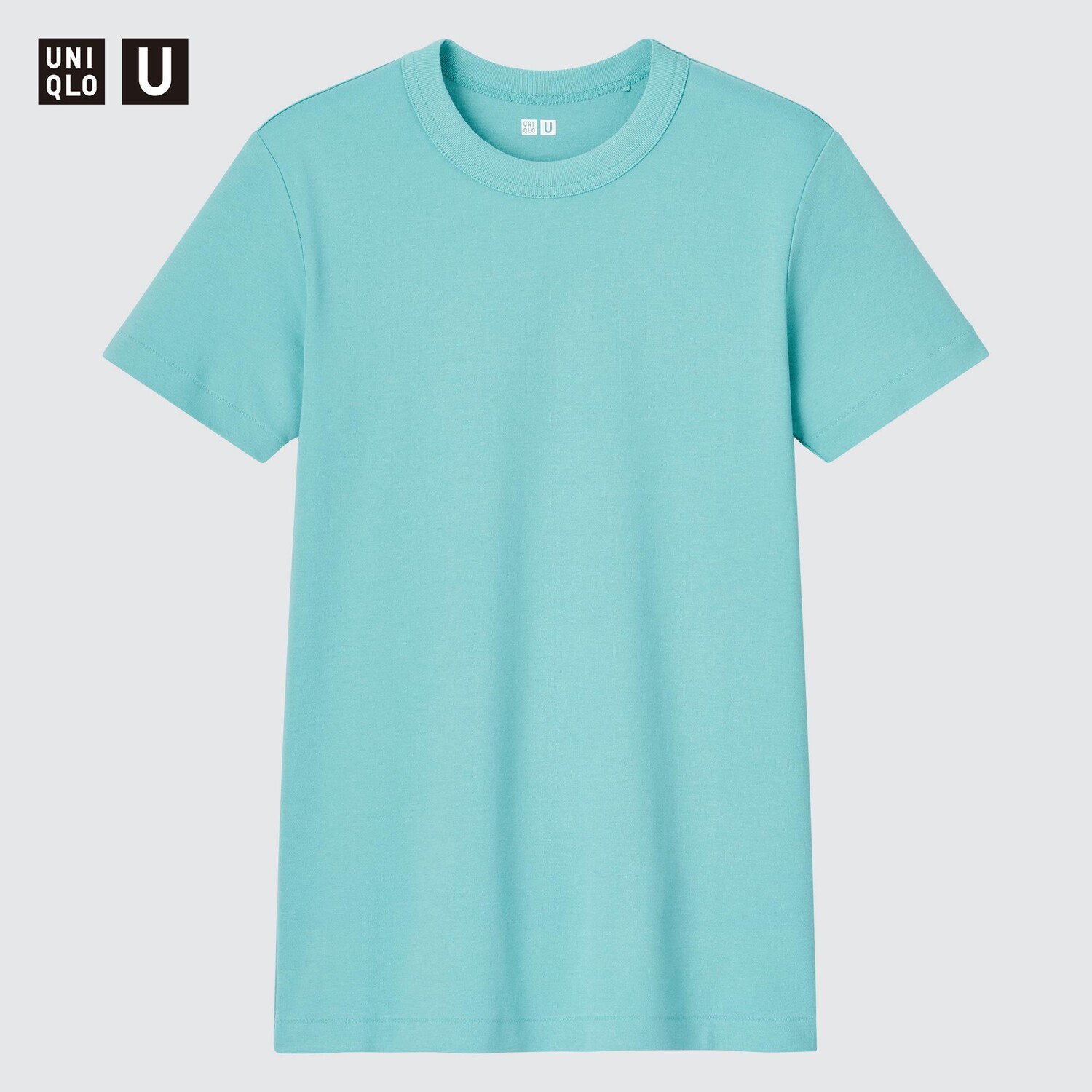 

Футболка женская Uniqlo с коротким рукавом и круглым вырезом, синий