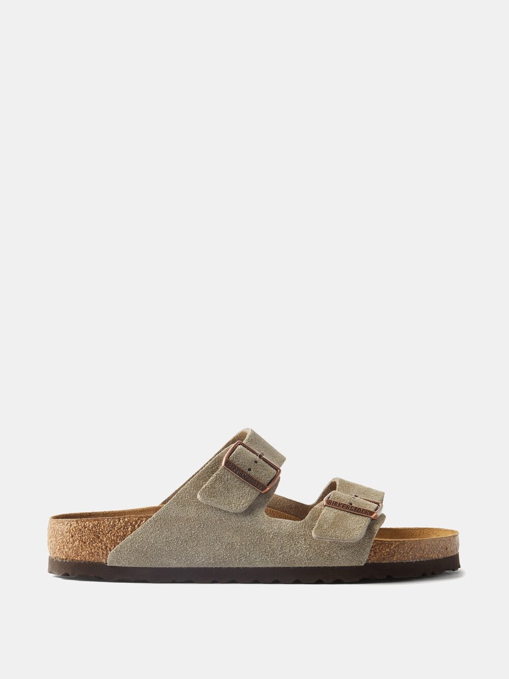 

Сандалии arizona замшевые Birkenstock, бежевый