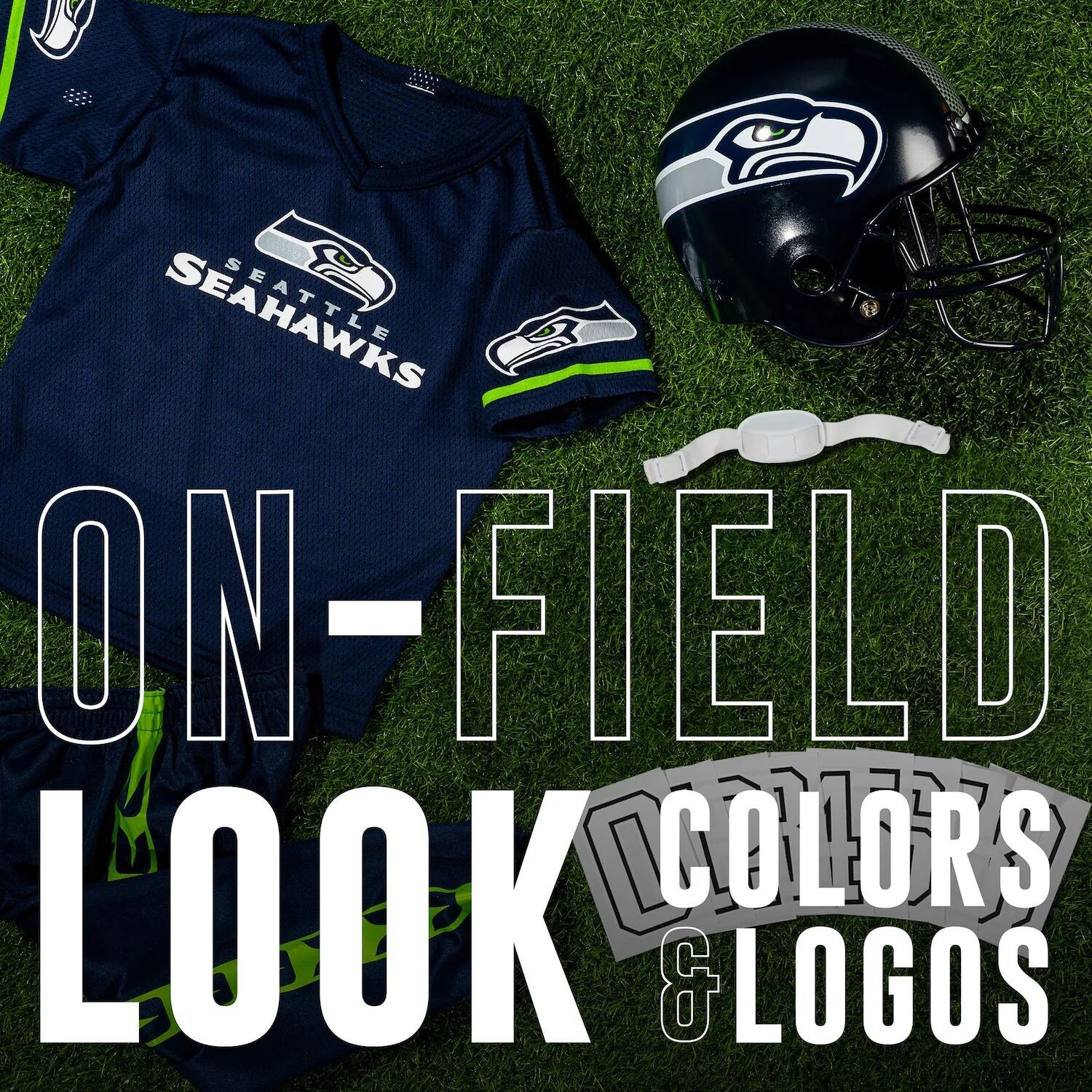 Детский комплект футбольной формы НФЛ Franklin Sports Seattle Seahawks Franklin Sports