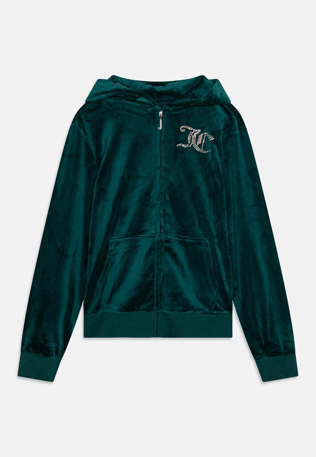 

Толстовка на молнии Diamond Zip Thru Hoodie Juicy Couture, цвет botanical garden