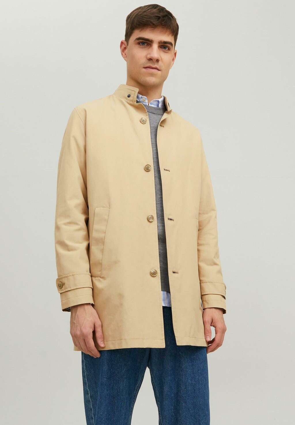

Короткое пальто Jack & Jones, Серый
