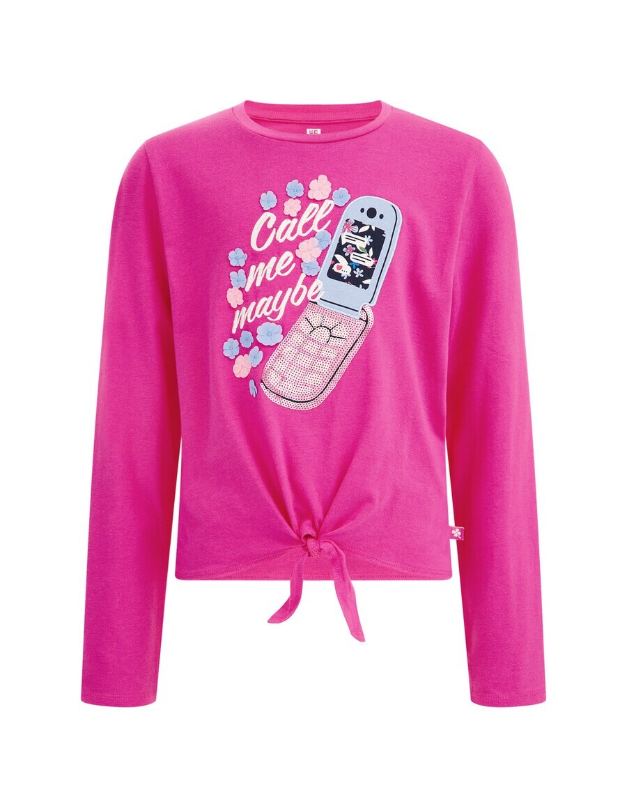 

Лонгслив We Fashion, розовый