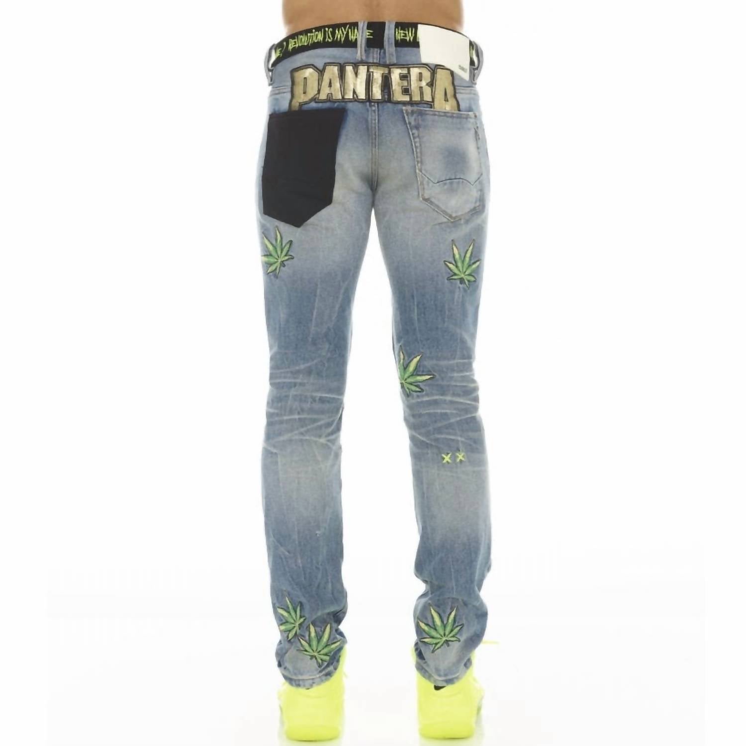 

Мужские джинсовые брюки Rocker Slim Ridged Pantera Cult of Individuality