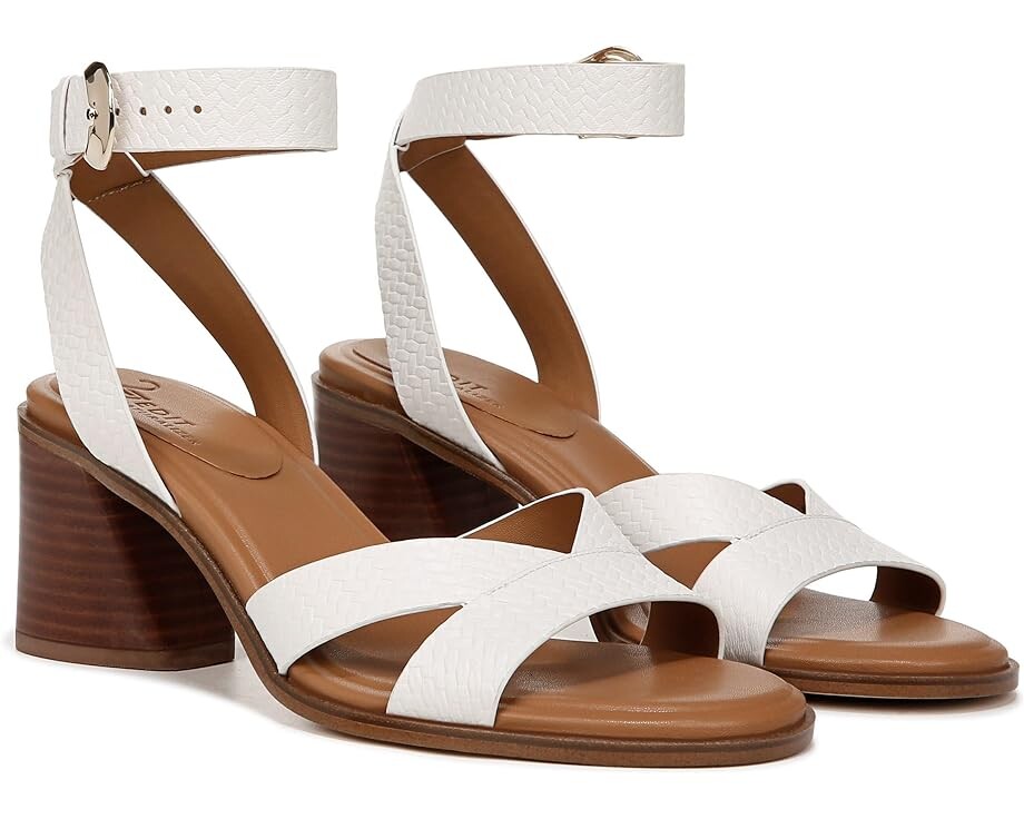 

Туфли Naturalizer 27 Edit Yumi Ankle Straps, цвет White Leather