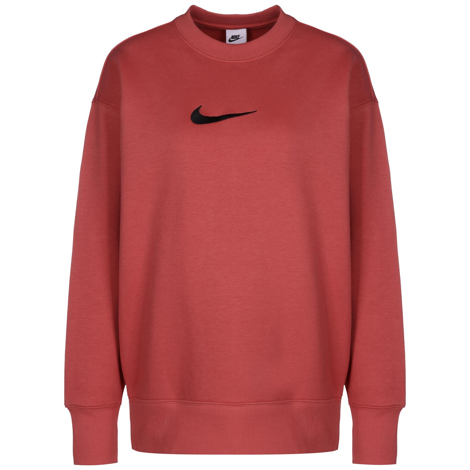 

Толстовка Nike Phoenix Oversized Fleece Crew, красный