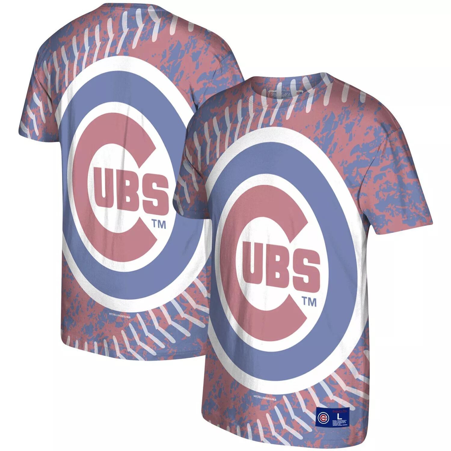 

Мужская красная футболка Mitchell & Ness Chicago Cubs Jumbotron, Красный