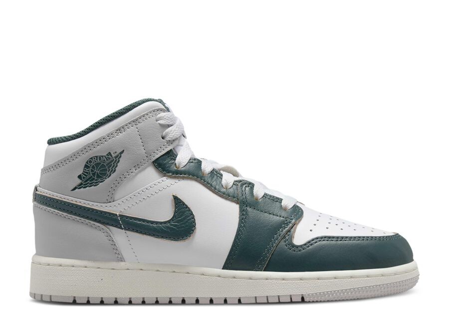 

Кроссовки Air Jordan Jordan 1 Mid SE GS, цвет Oxidized Green
