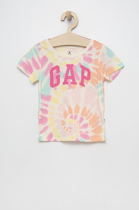 

Детская хлопковая футболка GAP, мультиколор