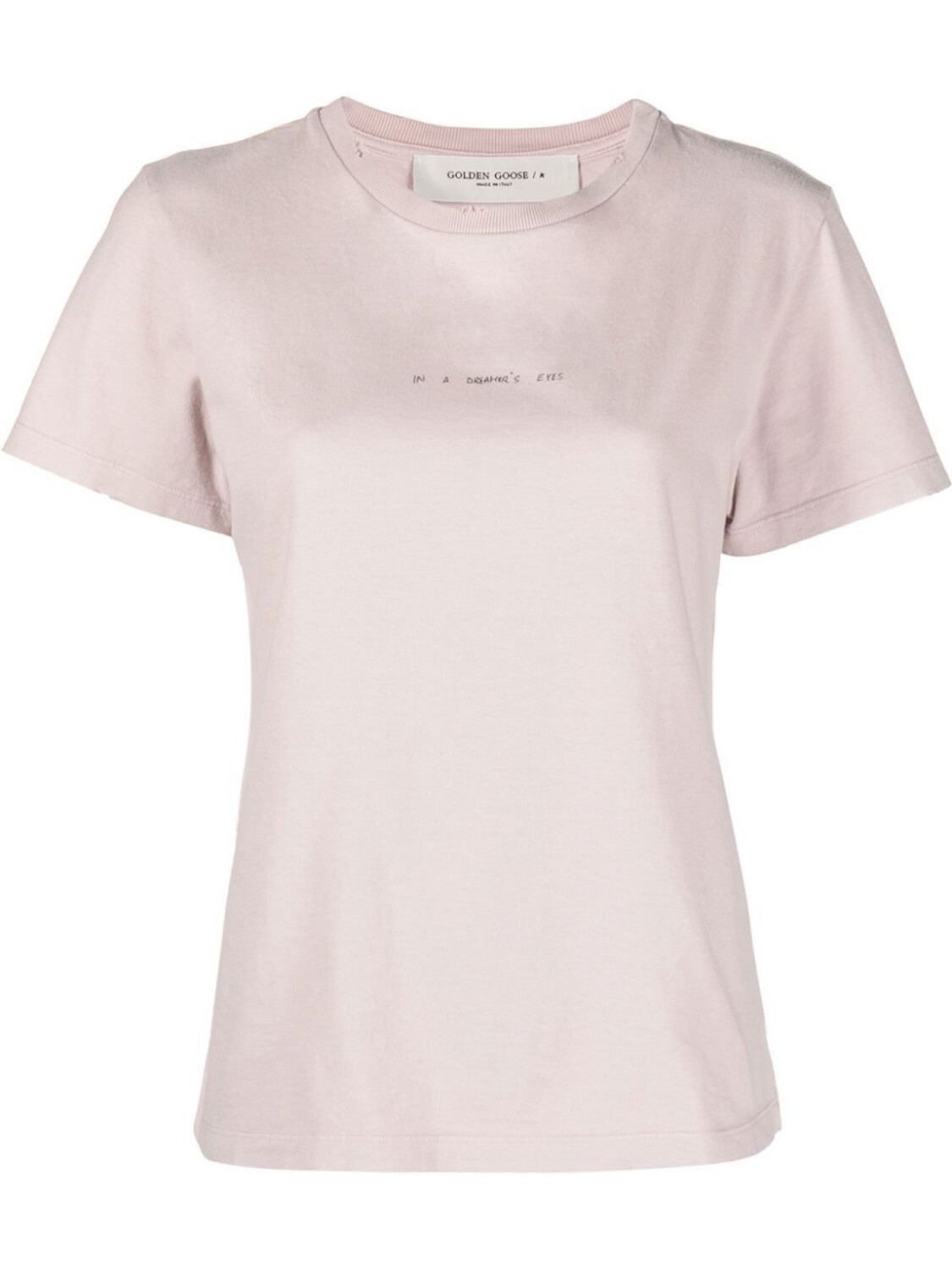 

Golden Goose футболка с логотипом, розовый