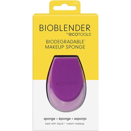 Губка для макияжа Bioblender для жидкого и сливочного макияжа 40G 3175 Фиолетовый, Ecotools