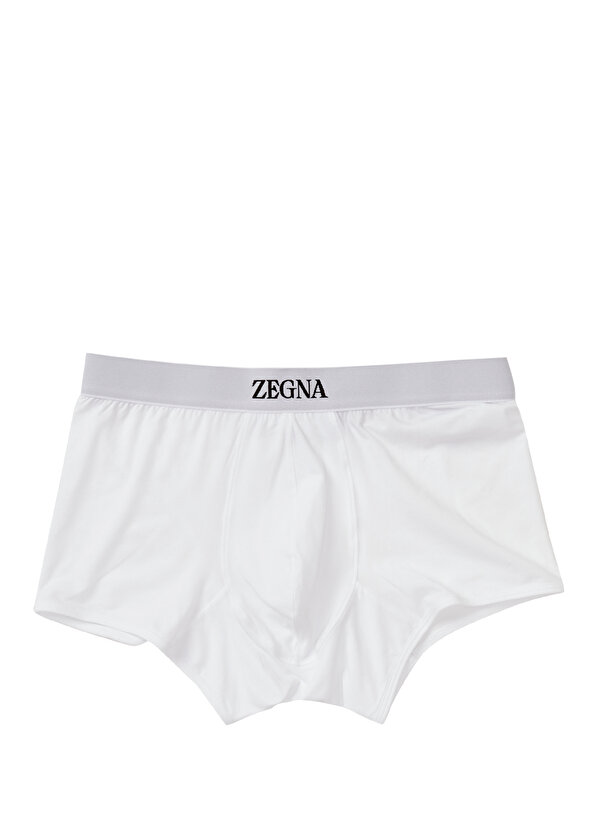 Белые боксеры с логотипом на талии Zegna