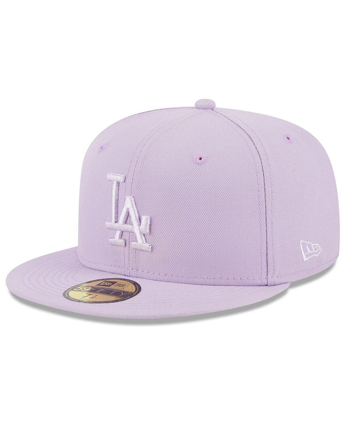 Мужская лавандовая шляпа Los Angeles Dodgers 2023 Spring Color Basic 59FIFTY приталенная шляпа New Era наперстянка camelot lavender new