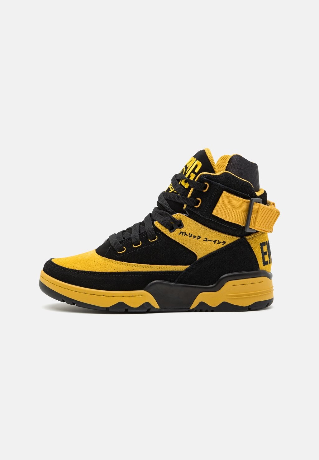 Высокие кеды Patrick Ewing, цвет black/mustard