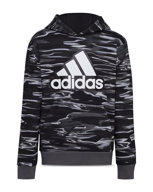 

Толстовка с принтом Liquid Camo для мальчиков – Big Kid Adidas, цвет Black