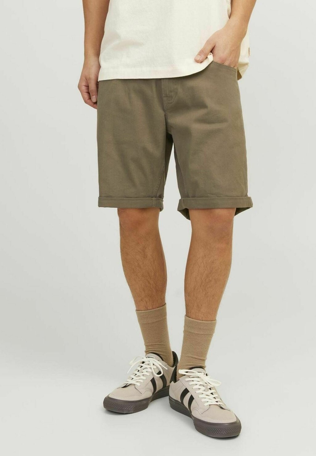 

Джинсовые шорты JPSTRICK Jack & Jones, оливковый