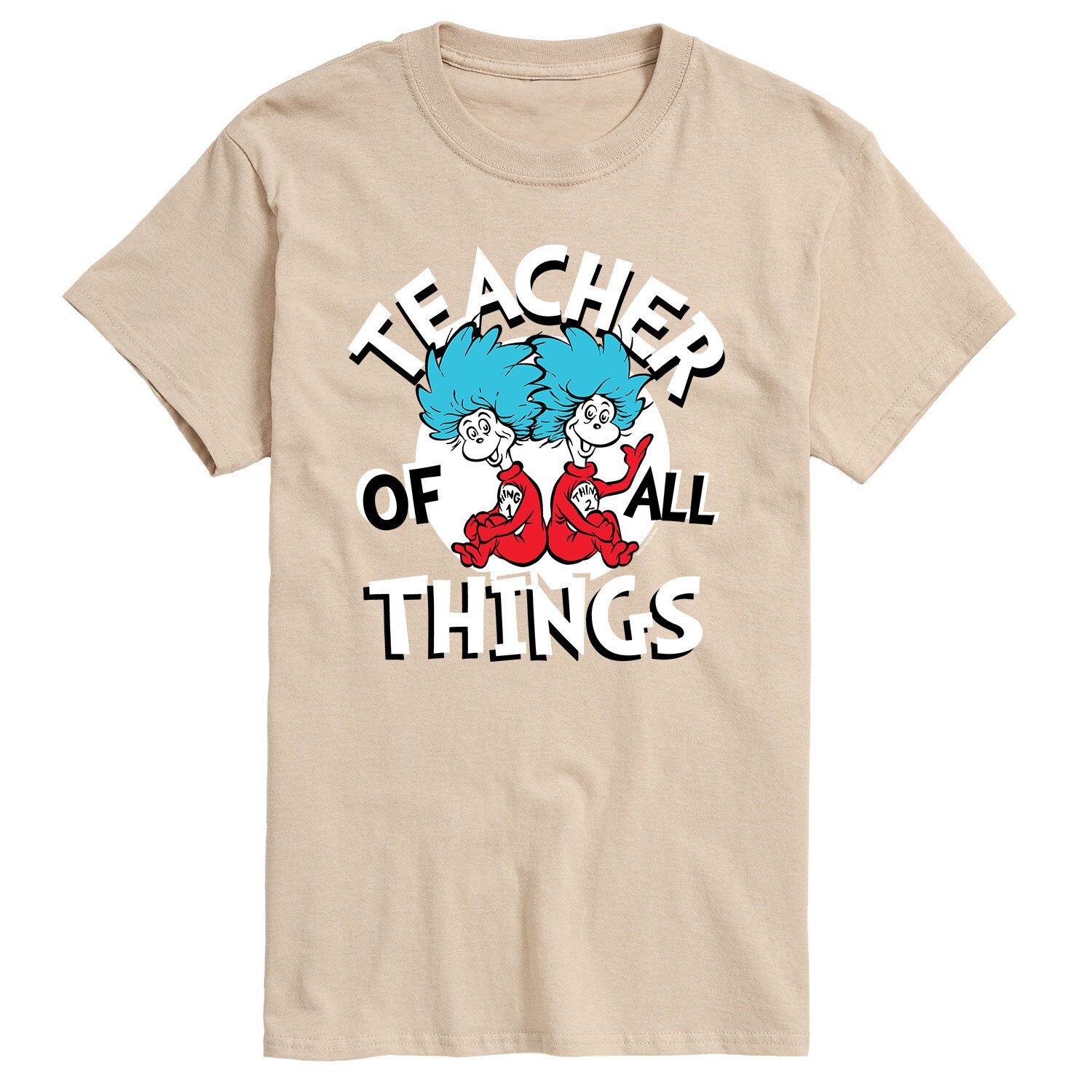 

Мужская футболка Dr. Seuss Teacher Of All Things Licensed Character