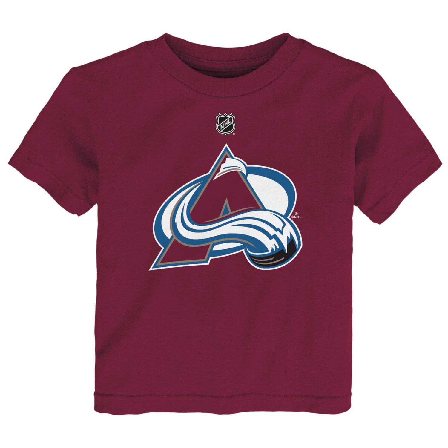 

Бордовая футболка с логотипом Colorado Avalanche Primary для малышей Outerstuff
