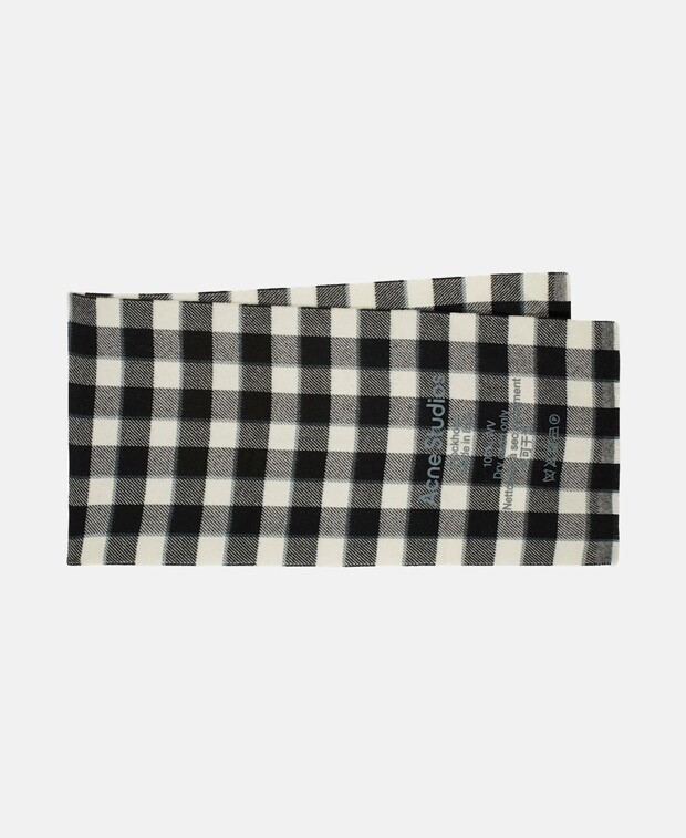 

Шерстяной шарф Acne Studios, черный