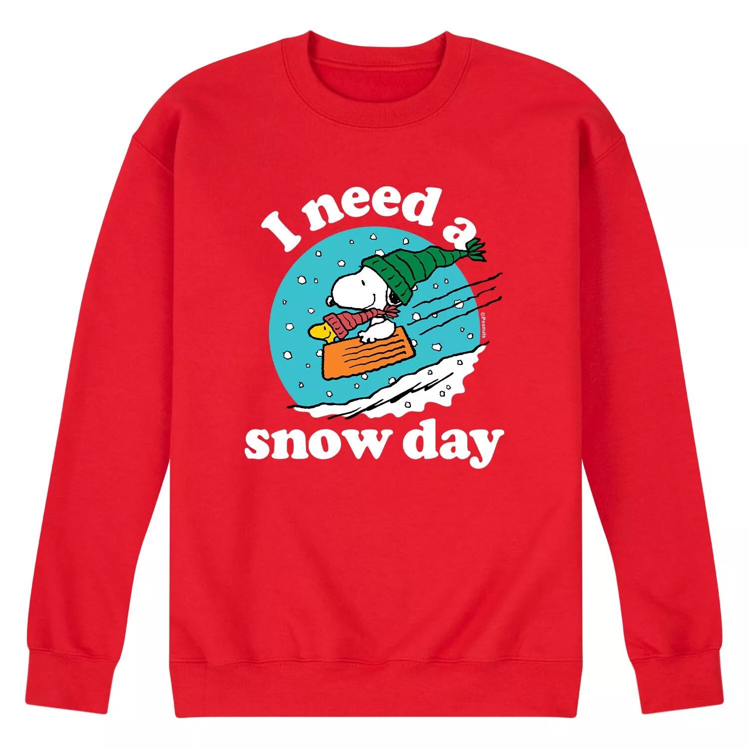 

Мужской свитшот Peanuts Snow Day Licensed Character