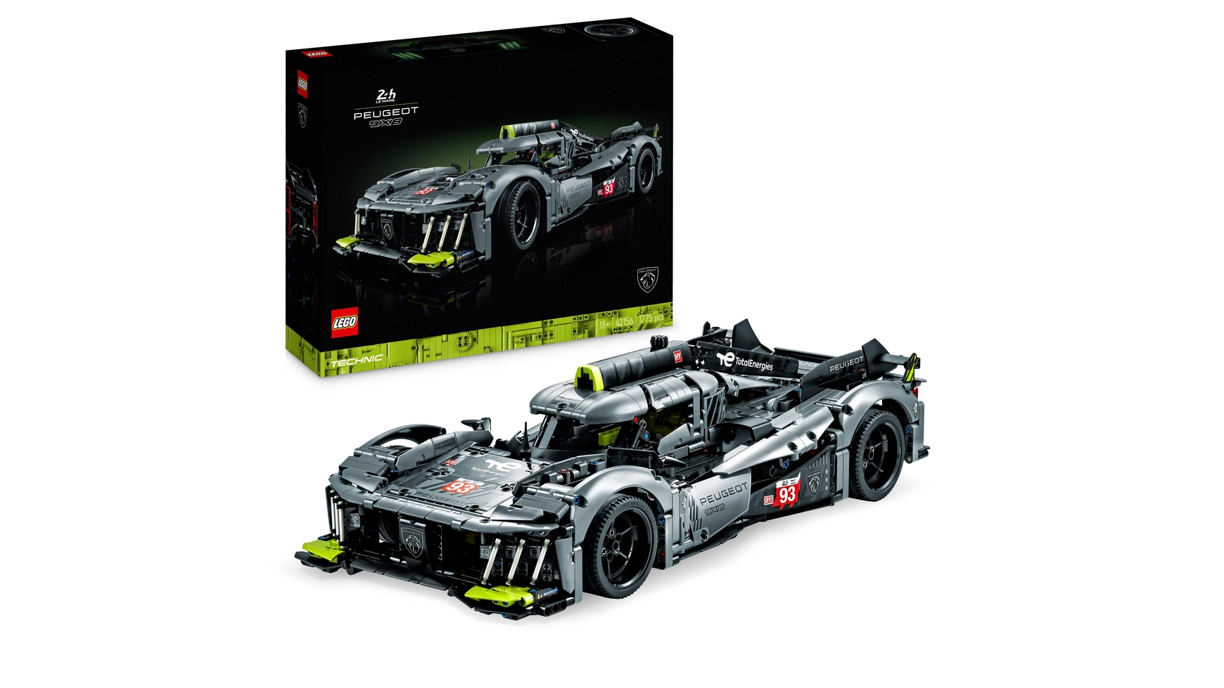 Lego Technic Гибридный гиперкар PEUGEOT 9X8 24H Le Mans, машинный набор Lego Technic ford gt no 68 24h le mans 2017