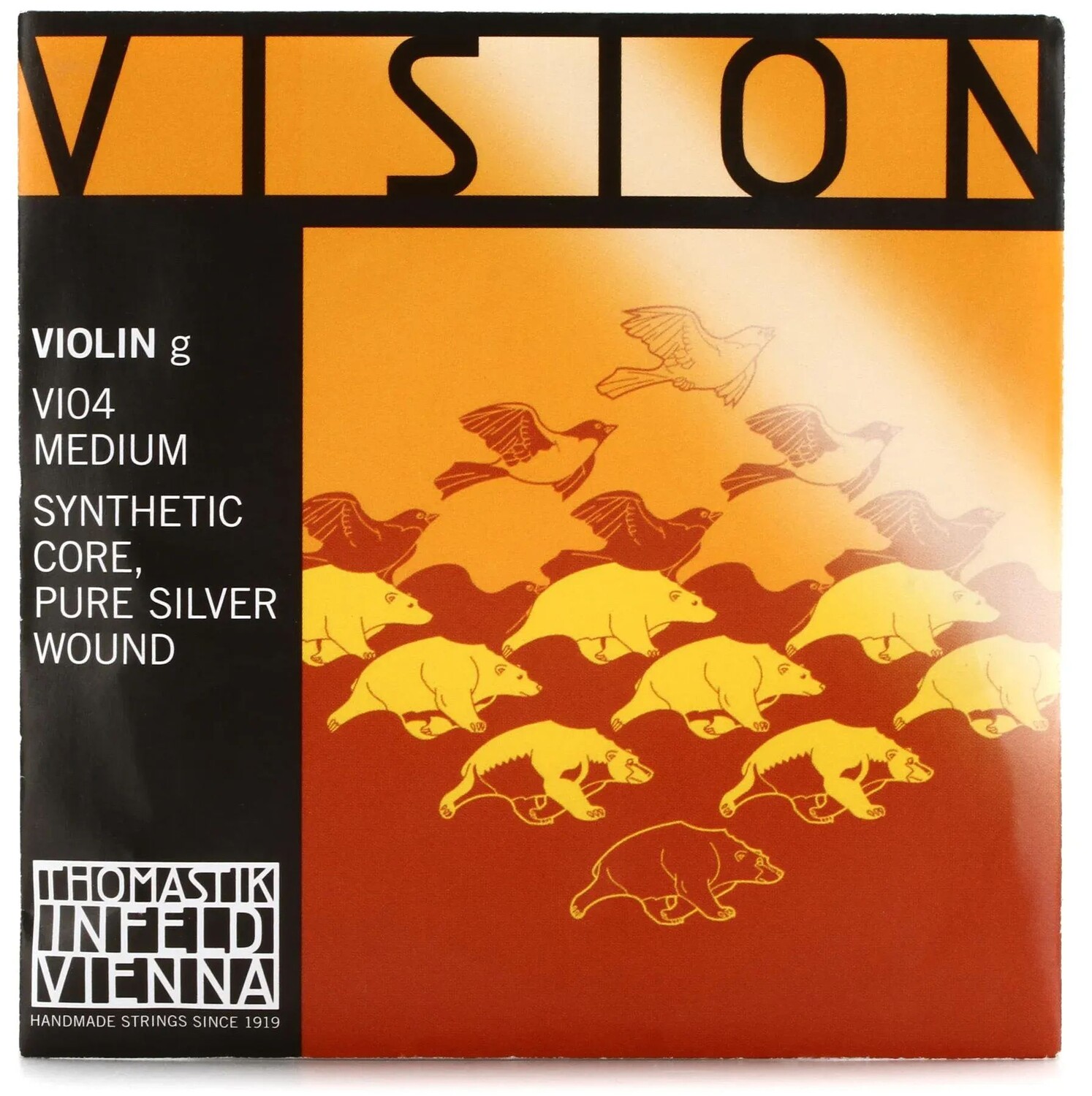 

Thomastik-Infeld VI04 Vision Скрипка G Струна - размер 4/4, с серебряной обмоткой