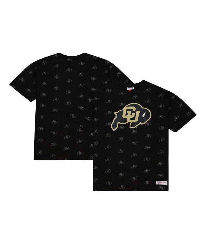 

Мужская черная футболка с принтом Colorado Buffaloes Mitchell & Ness, черный