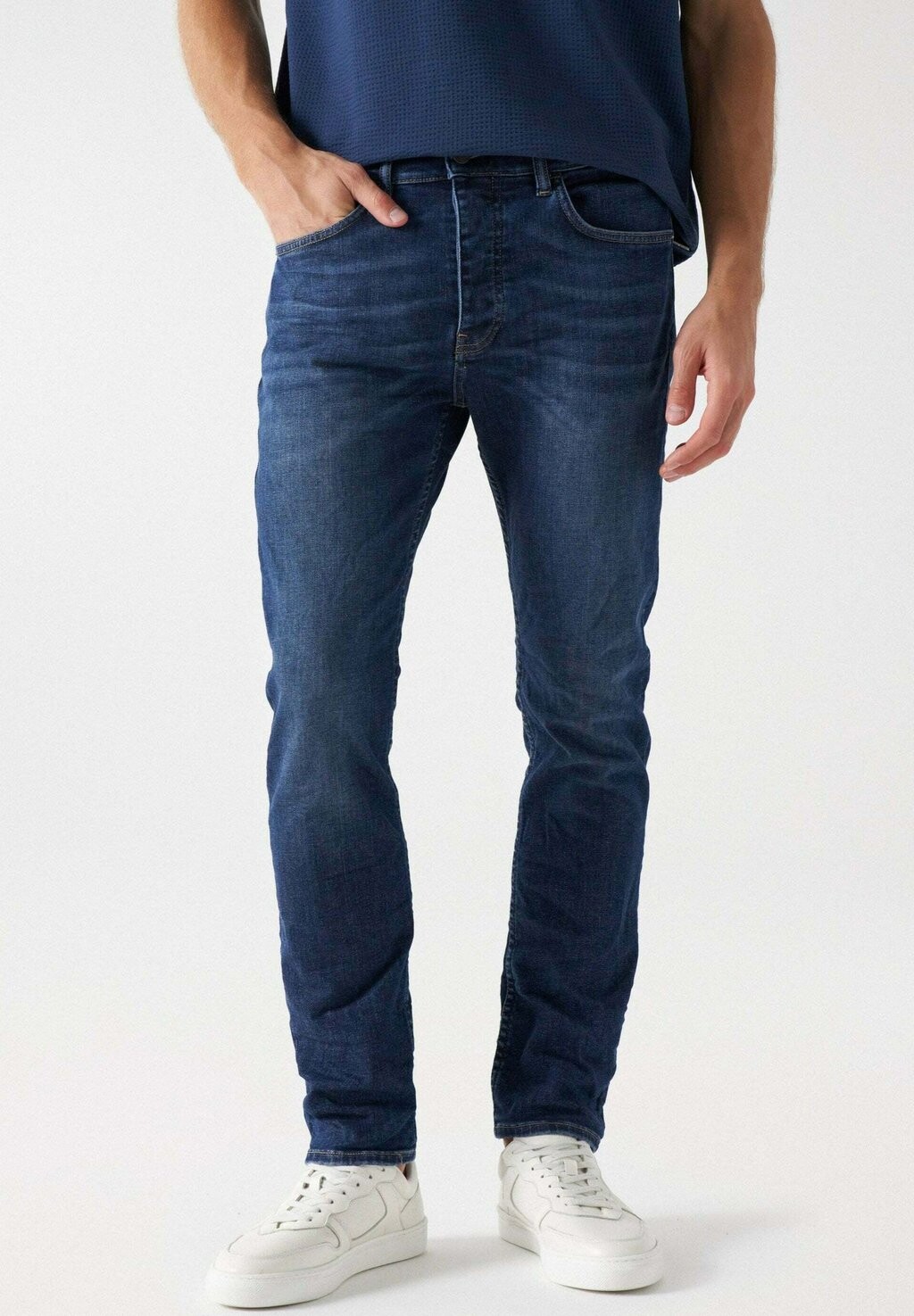 

Джинсы узкого кроя Salsa Jeans, синие