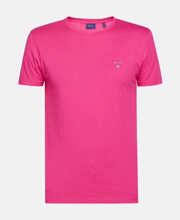 

Футболка Gant, неоново-розовый