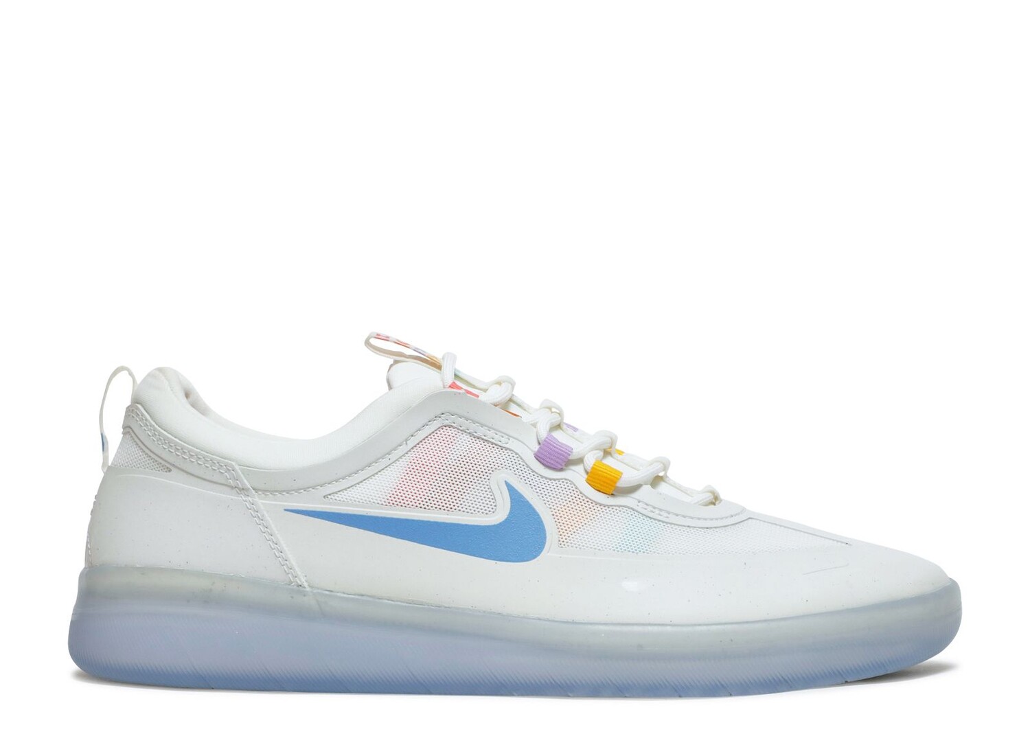 

Кроссовки Nike Nyjah Free 2 Sb 'Summit White Coast', белый