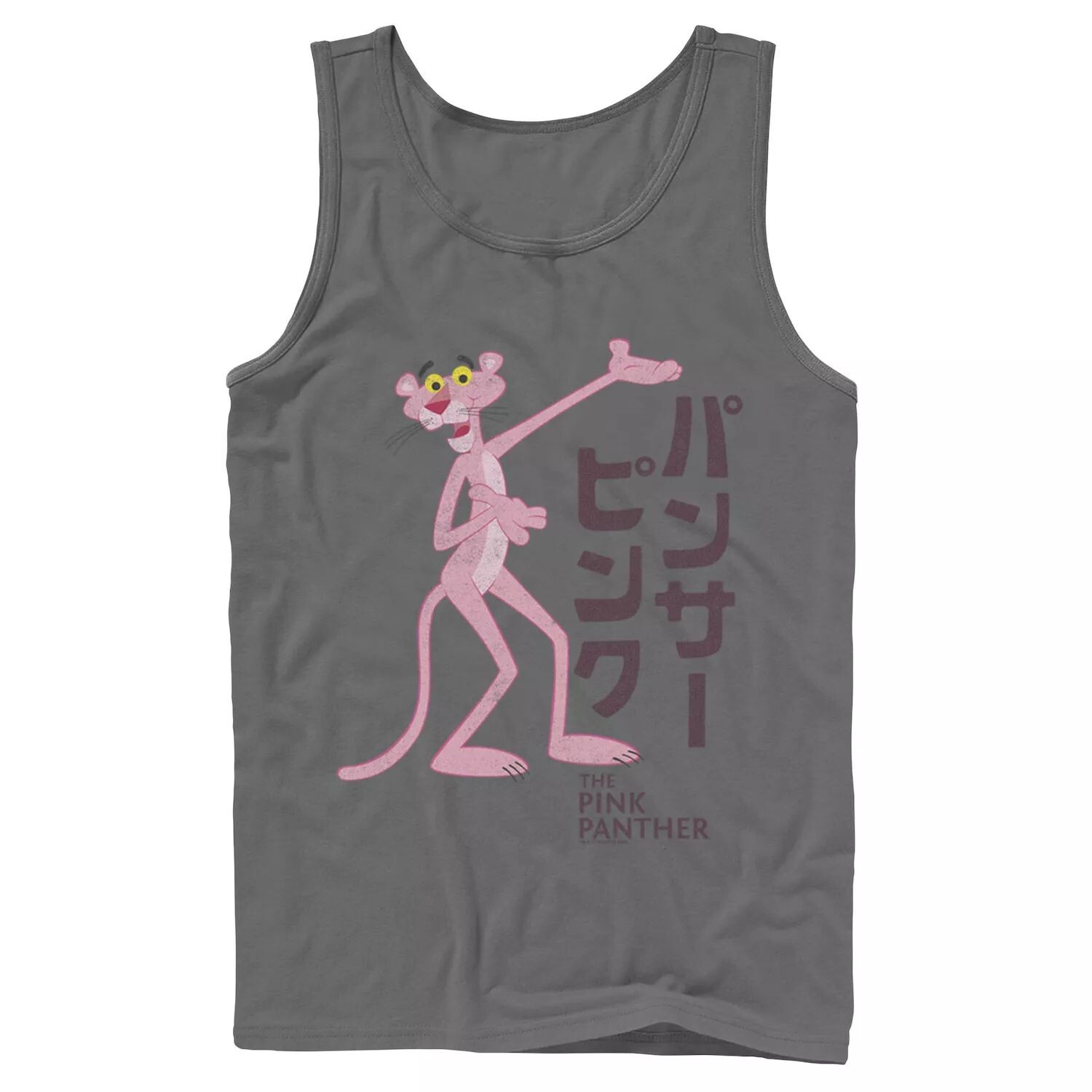 

Мужская майка с логотипом Pink Panther Kanji Portrait Licensed Character