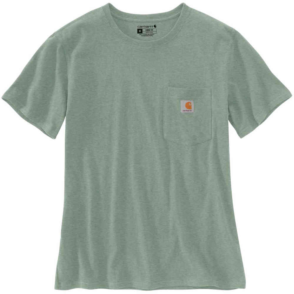 Женская футболка с карманом для спецодежды Carhartt, зеленый