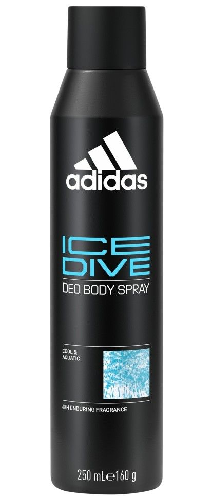 Антиперспирант для мужчин Adidas Body Ice Dive, 250 мл adidas adidas ice dive refreshing body fragrance