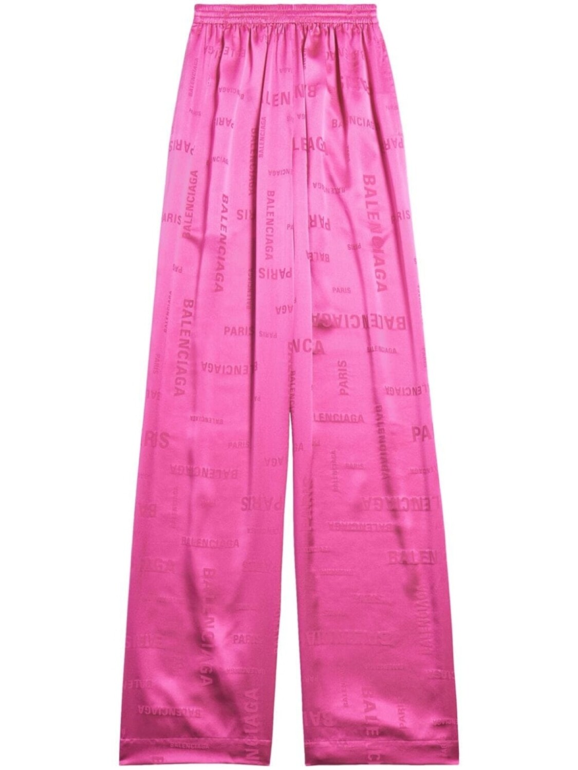 

Balenciaga спортивные брюки Paris широкого кроя, розовый