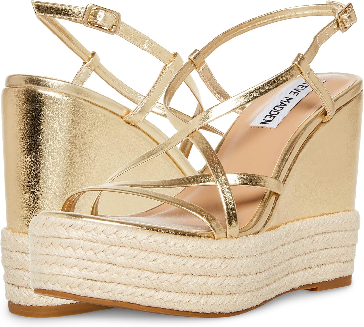 

Босоножки Whitlee Wedge Steve Madden, золото
