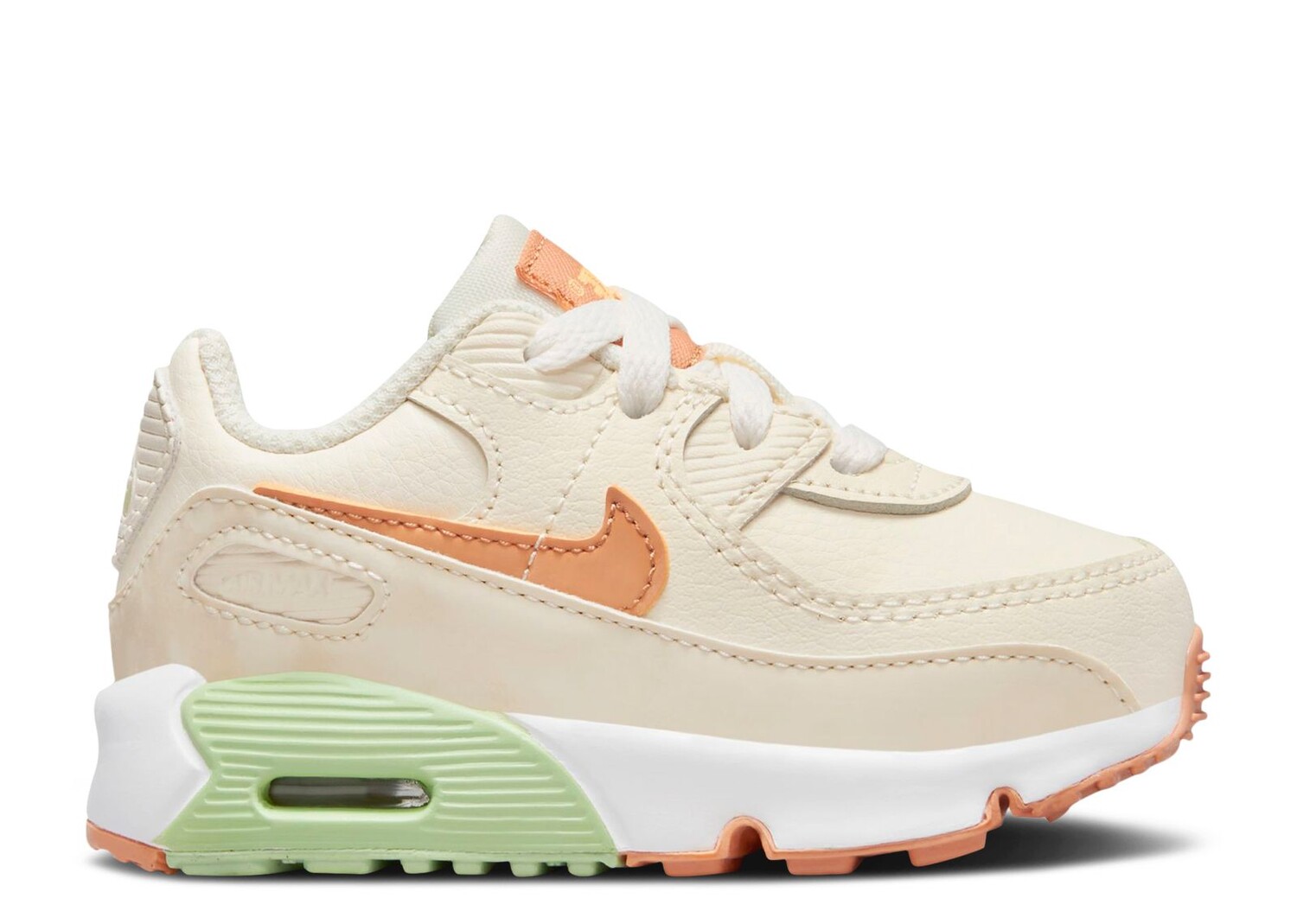 

Кроссовки Nike Air Max 90 Leather Td 'Pale Ivory Amber Brown', кремовый