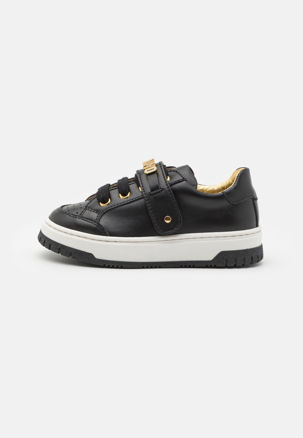 

Низкие кроссовки Unisex MOSCHINO, цвет black/gold