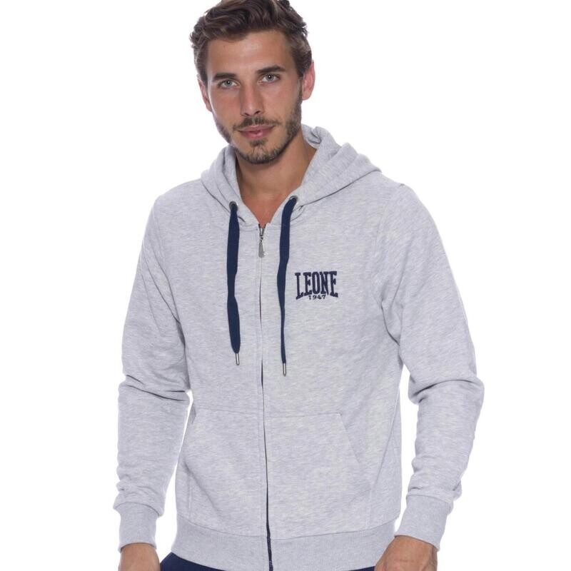 

Мужская толстовка с вышивкой логотипа Leone 1947 Apparel, цвет gris