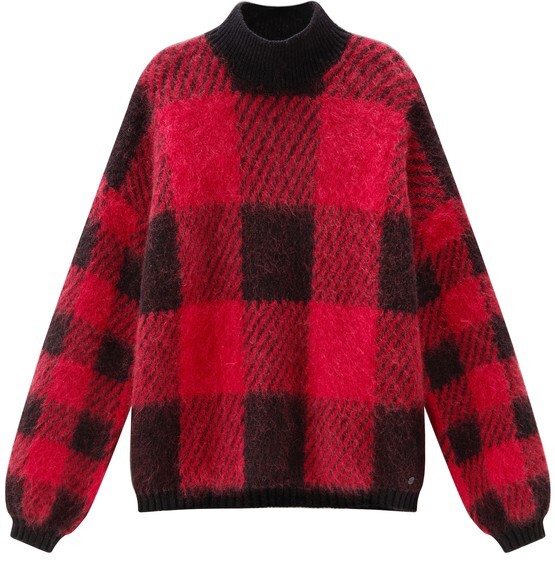 

Шерстяная водолазка в клетку Buffalo Woolrich