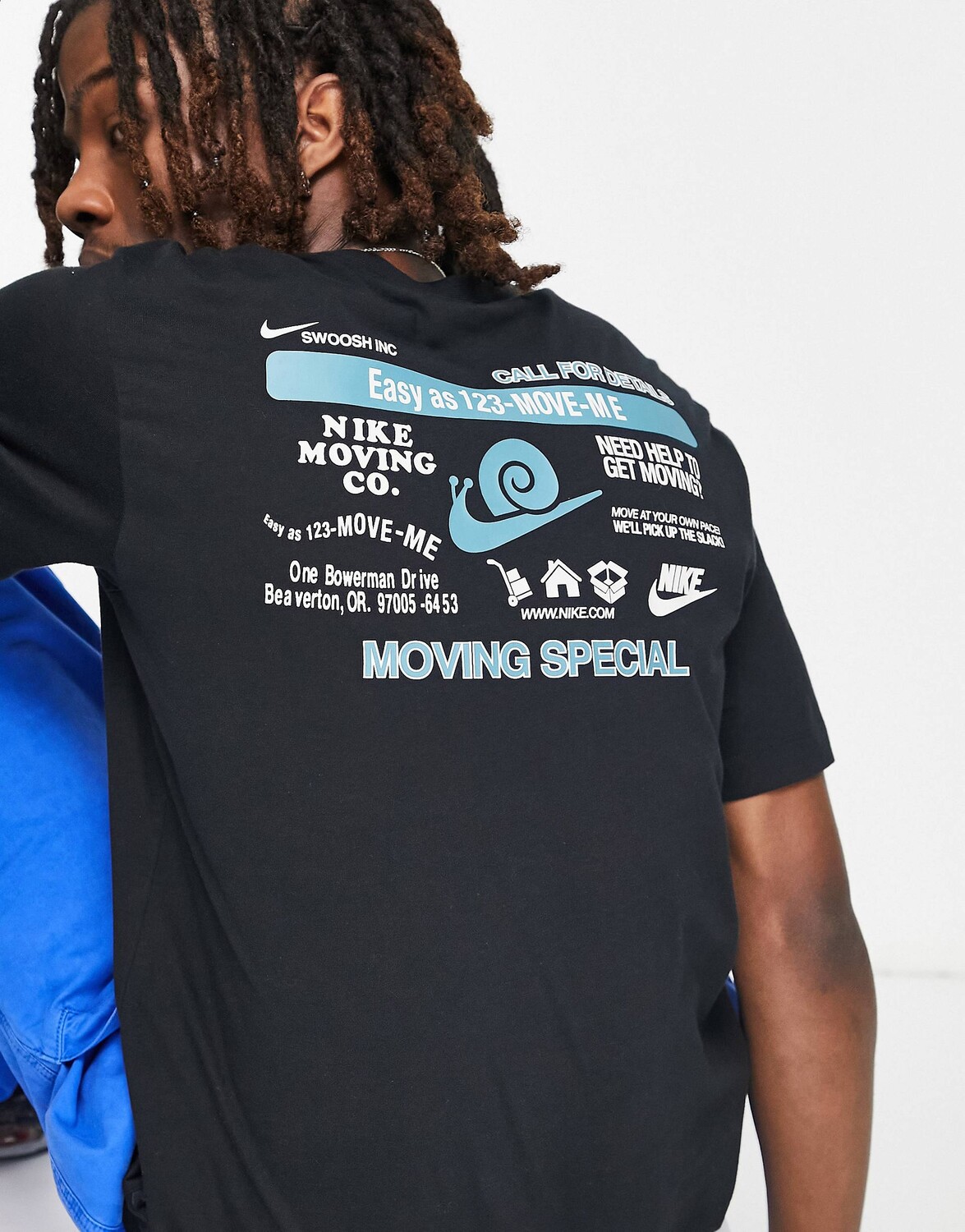 

Черная футболка Nike Moving Van, Черный