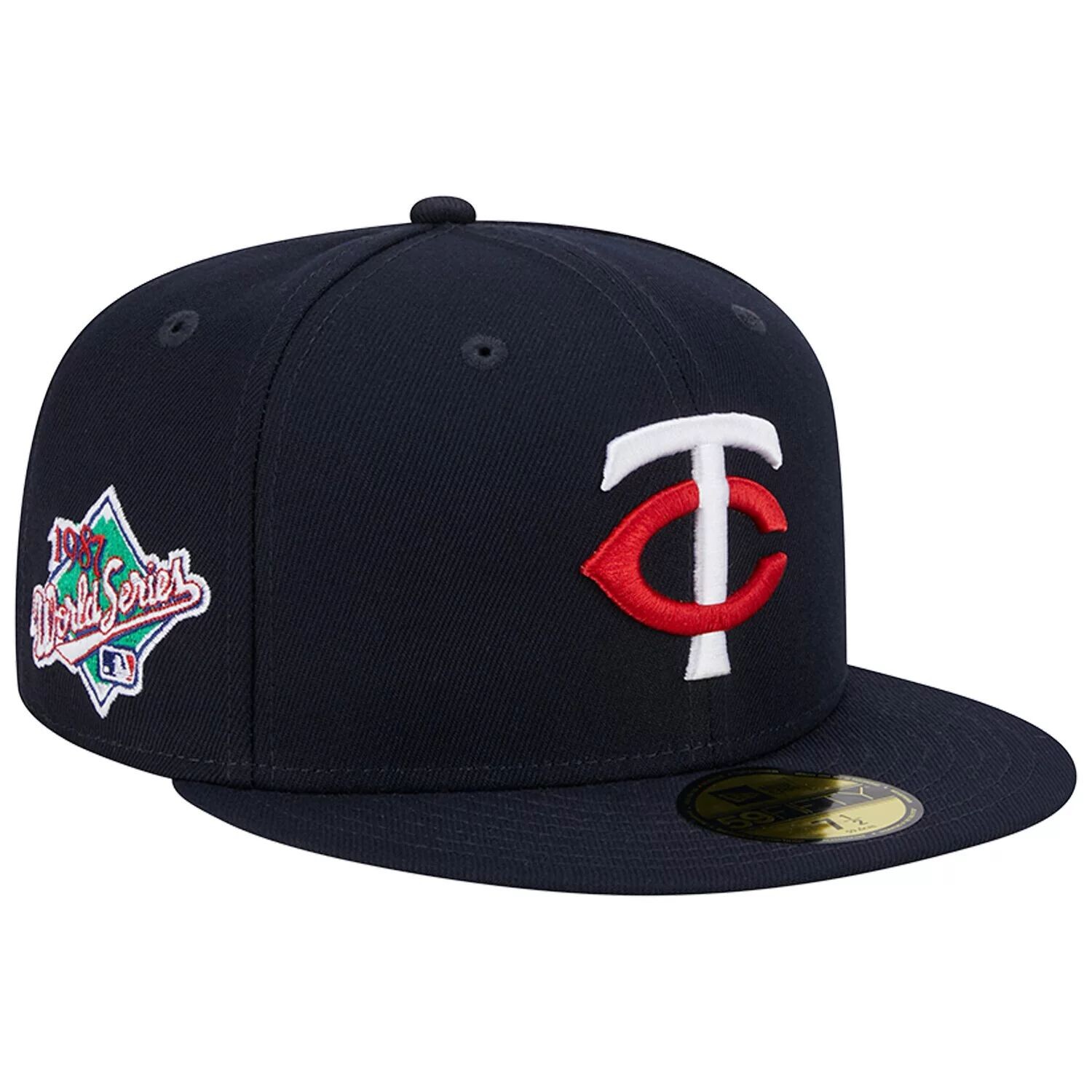 

Мужская облегающая шляпа New Era Navy Minnesota Twins 1987 World Series Team цвета 59FIFTY