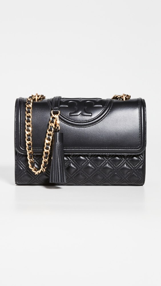 

Сумка через плечо Tory Burch Fleming Convertible Shoulder, черный