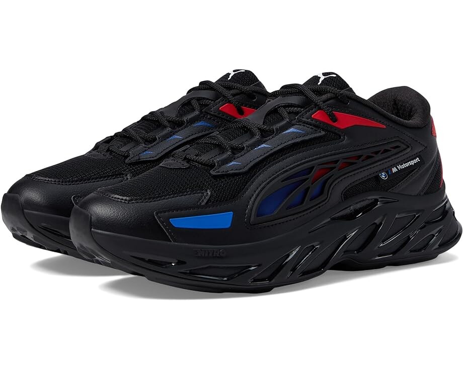 

Кроссовки PUMA BMW M Motorsport Exotek Nitro, цвет PUMA Black/Pop Red/Cool Cobalt