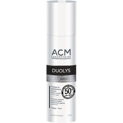 Acm Duolys Антивозрастной солнцезащитный крем SPF 50+, Mac Tools