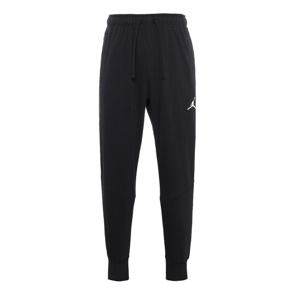 Спортивные штаны Men's Air Jordan Solid Color Logo Printing Lacing Bundle Feet Casual Sports Pants/Trousers/Joggers Autumn Black, черный