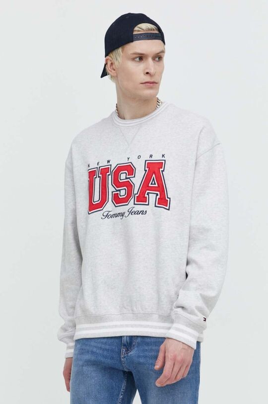 

Толстовка Archive Games Tommy Jeans, серый