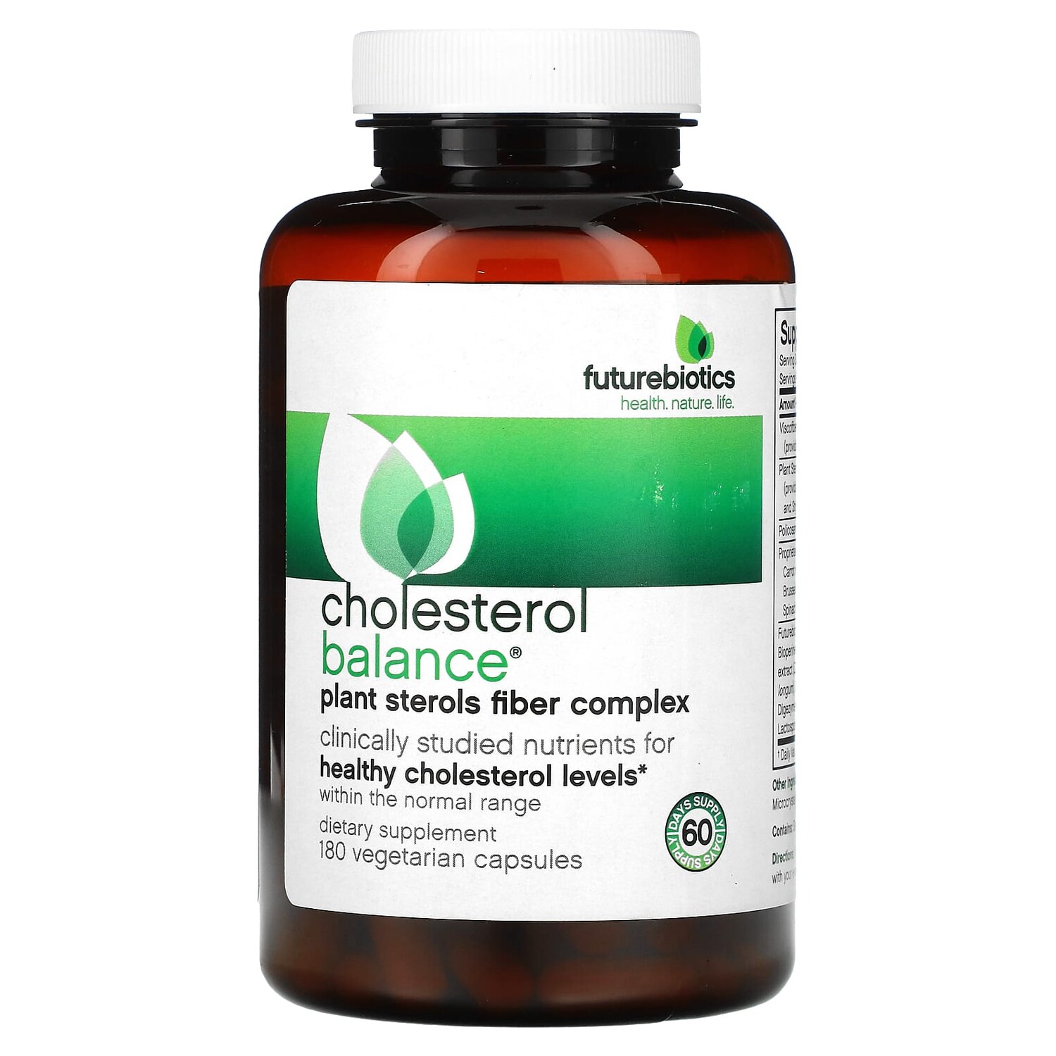 

Cholesterol Balance, 180 вегетарианских капсул, Futurebiotics