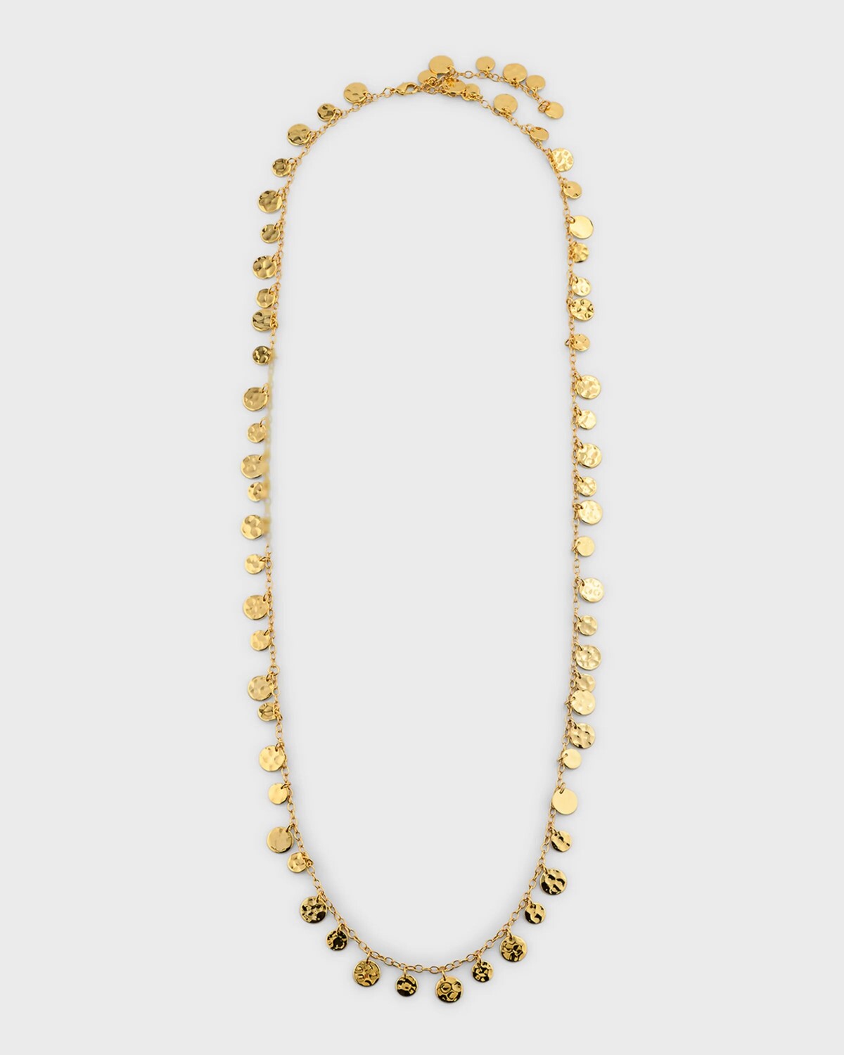 

Золотое колье-лариат с подвеской в ​​форме диска NEST Jewelry, цвет Gold