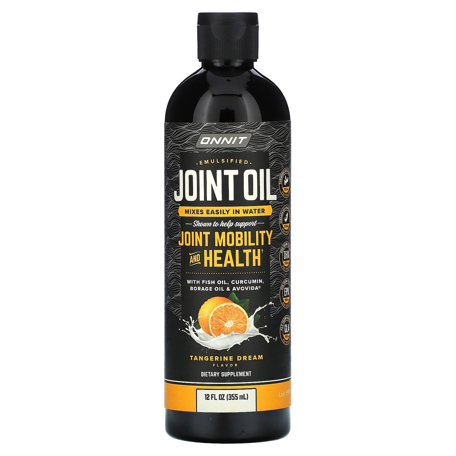 

Масло для суставов, Tangerine Dream, 355 мл (12 жидк. Унций), Onnit