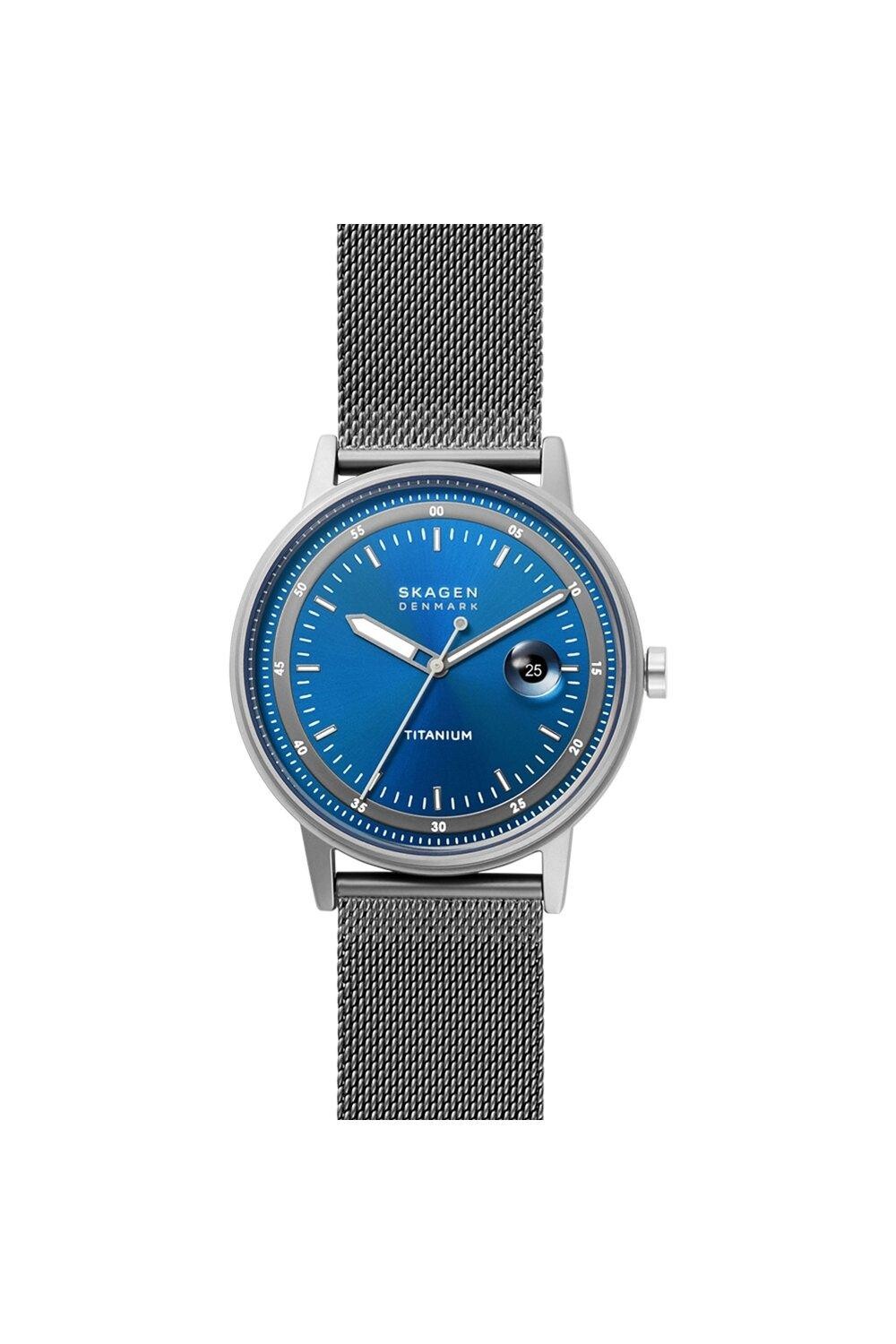 

Henriksen Titanium Classic Аналоговые кварцевые часы - Skw6754 Skagen, синий