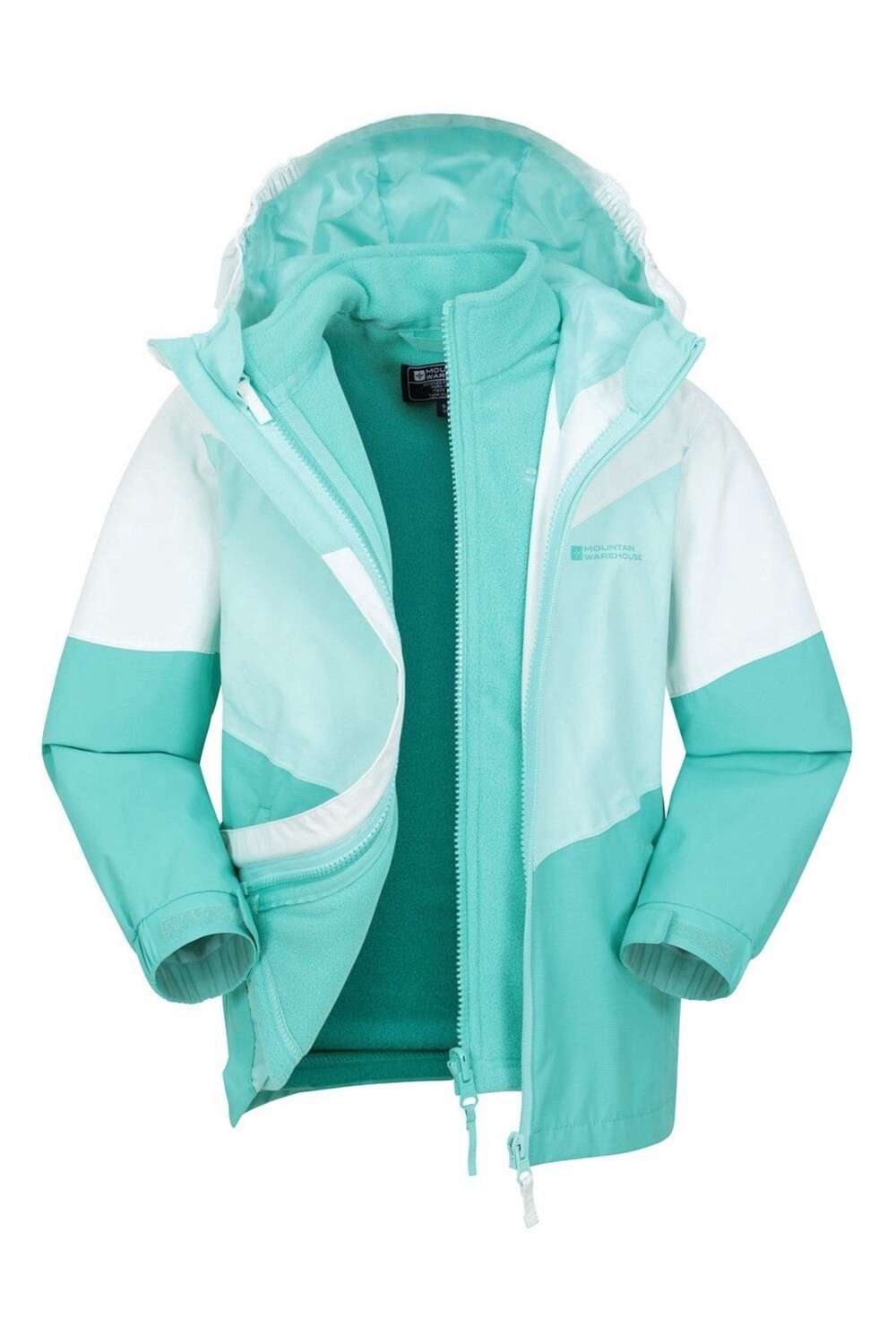 

Водонепроницаемая куртка-молния 3 в 1 Mountain Warehouse, синий